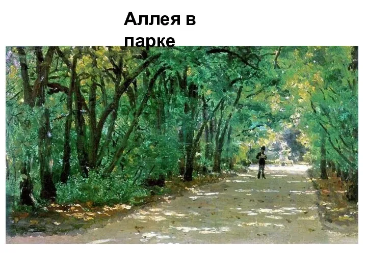 Аллея в парке