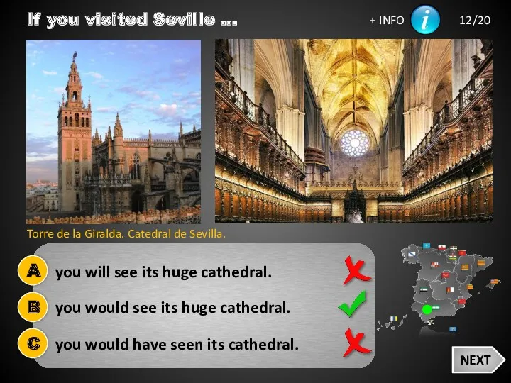 If you visited Seville … 12/20 NEXT + INFO B