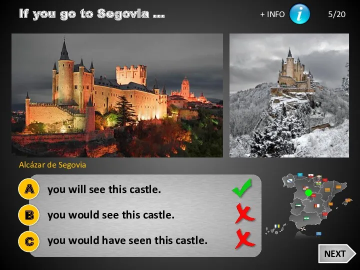 If you go to Segovia … A you will see