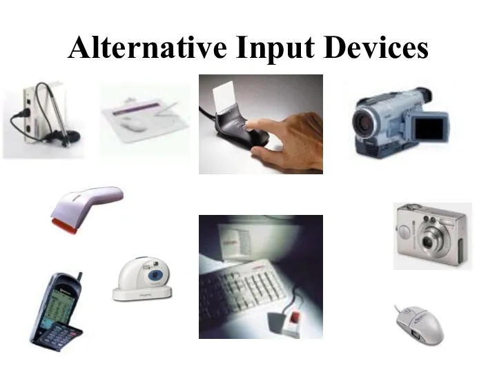 Alternative Input Devices