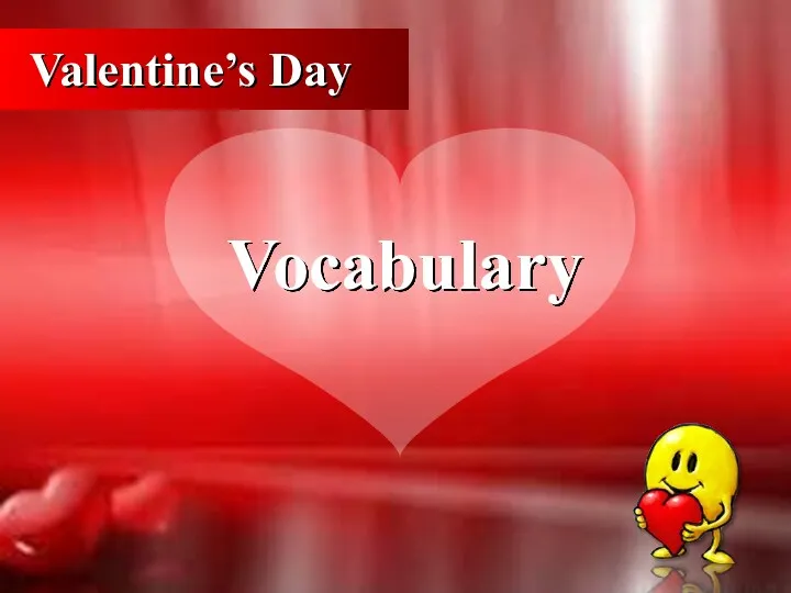 Valentine’s Day Vocabulary