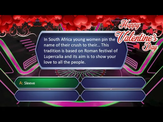 In South Africa young women pin the name of their