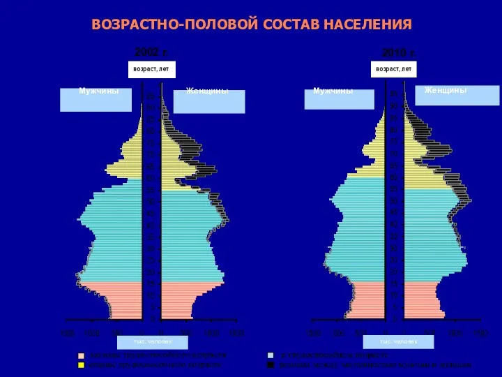 ВОЗРАСТНО-ПОЛОВОЙ СОСТАВ НАСЕЛЕНИЯ