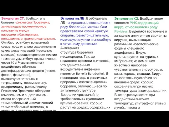 Этиология СТ. Возбудитель болезни - риккетсии Провачека, занимающие промежуточное положение