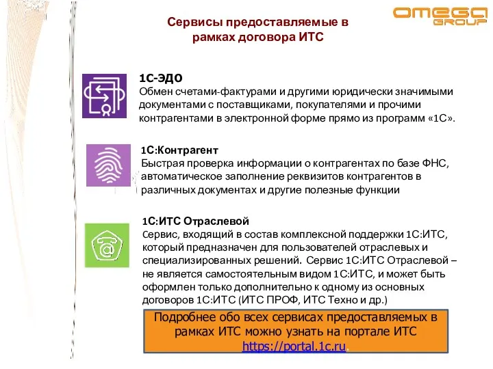 1С-ЭДО Обмен счетами-фактурами и другими юридически значимыми документами с поставщиками,