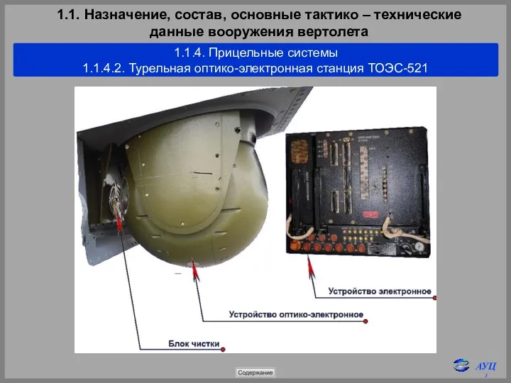 1.1. Назначение, состав, основные тактико – технические данные вооружения вертолета