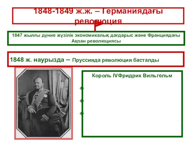 1848-1849 ж.ж. – Германиядағы революция 1847 жылғы дүние жүзілік экономикалық