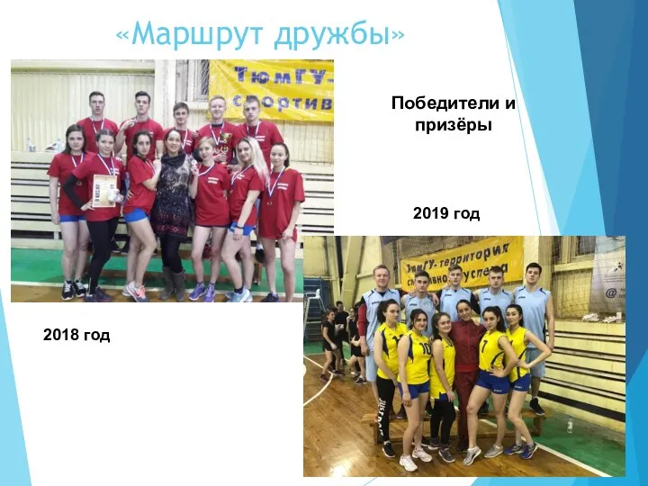 «Маршрут дружбы» 2018 год 2019 год Победители и призёры