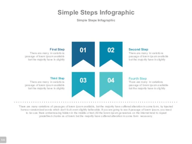 Simple Steps Infographic Simple Steps Infographic There are many variations