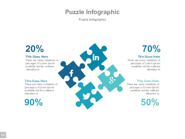 Puzzle Infographic Puzzle Infographic Title Goes Here There are many