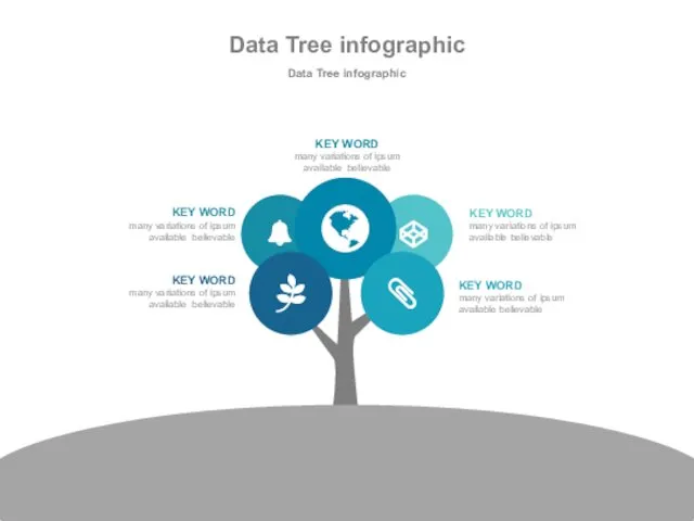 Data Tree infographic Data Tree infographic