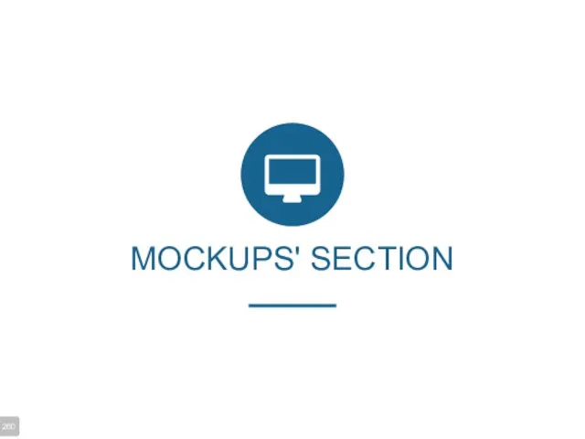 MOCKUPS' SECTION