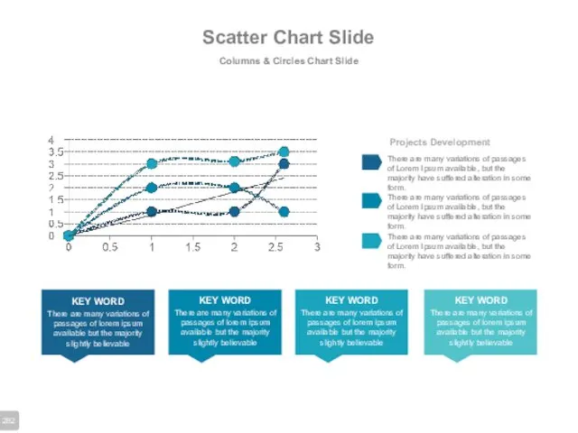 Scatter Chart Slide Columns & Circles Chart Slide There are