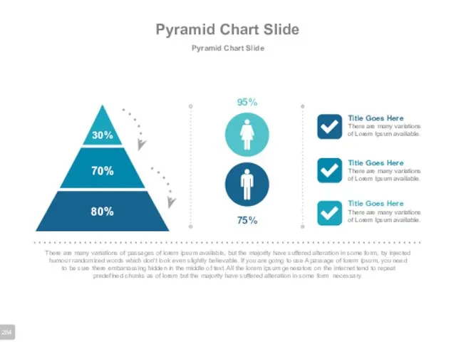 Pyramid Chart Slide Pyramid Chart Slide 80% 70% 30% Title