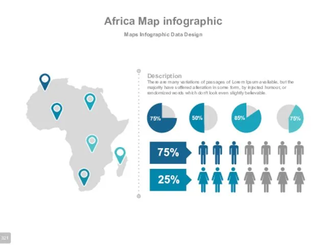 Africa Map infographic Maps Infographic Data Design Description There are