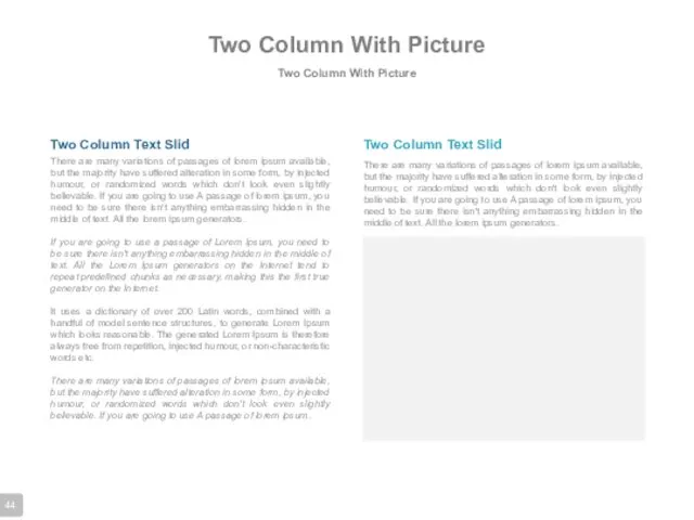 Two Column With Picture Two Column With Picture Two Column