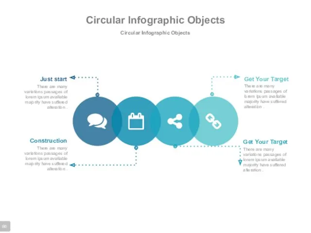 Circular Infographic Objects Circular Infographic Objects