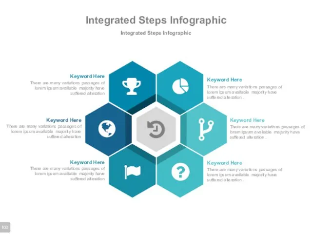 Integrated Steps Infographic Integrated Steps Infographic