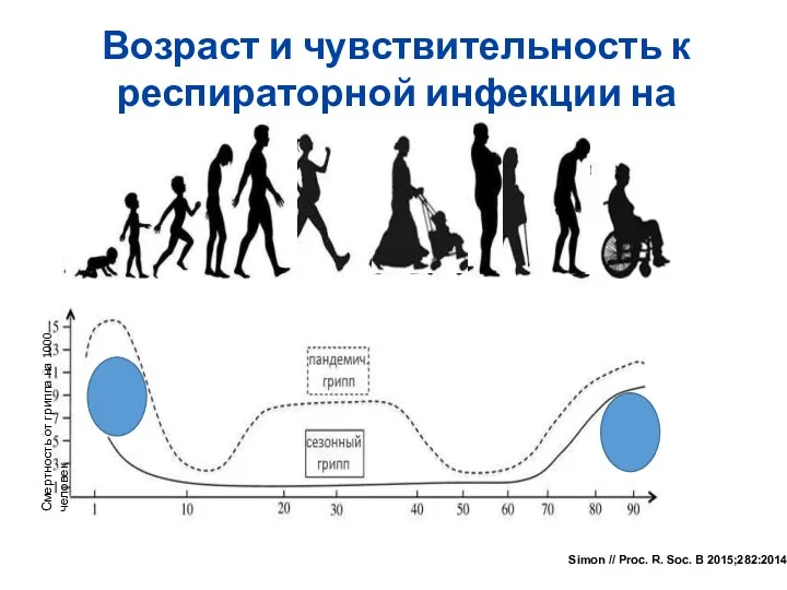 Возраст и чувствительность к респираторной инфекции на примере вируса гриппа