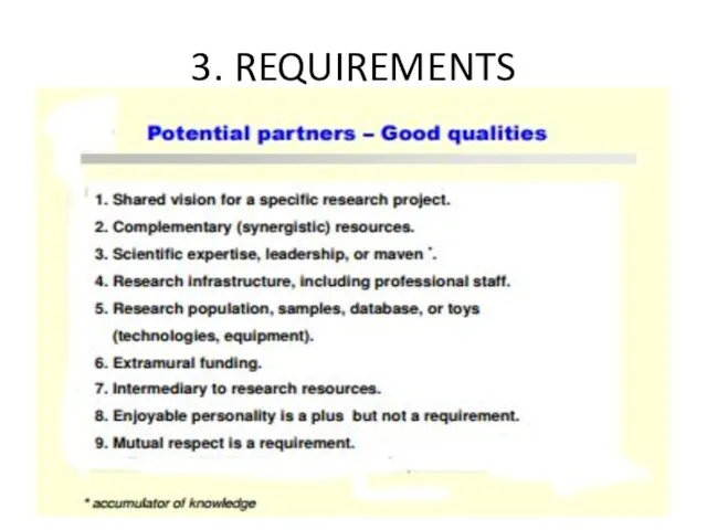 3. REQUIREMENTS