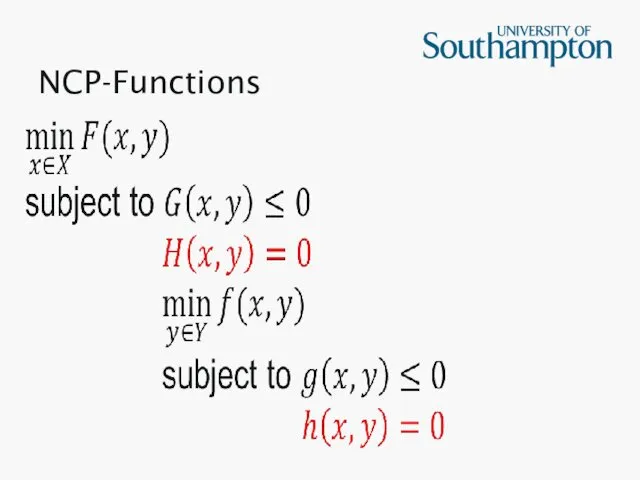 NCP-Functions