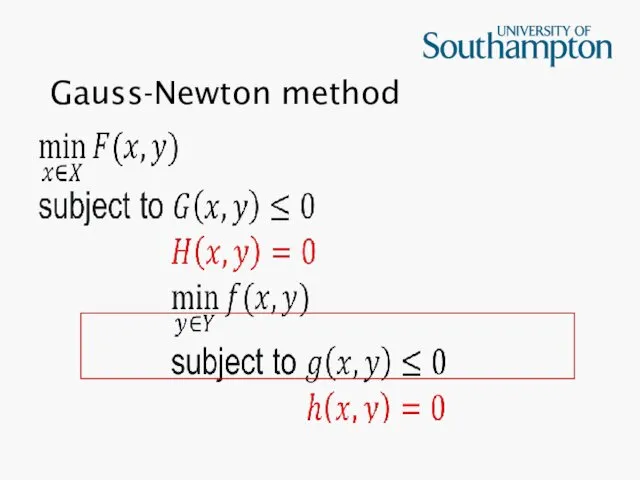 Gauss-Newton method