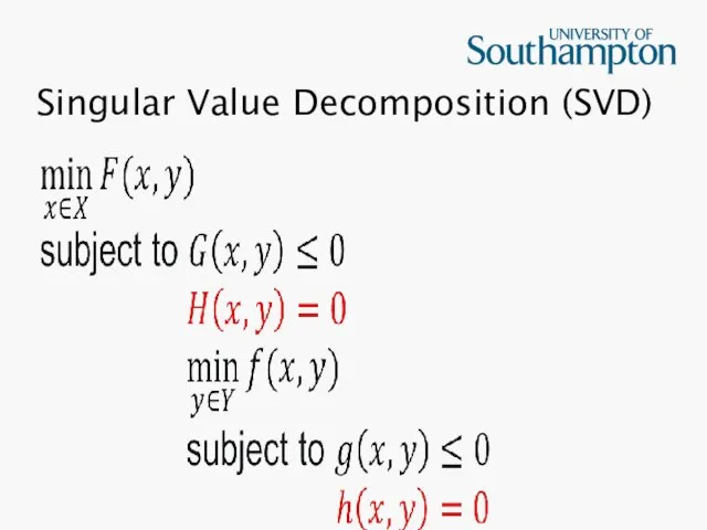 Singular Value Decomposition (SVD)