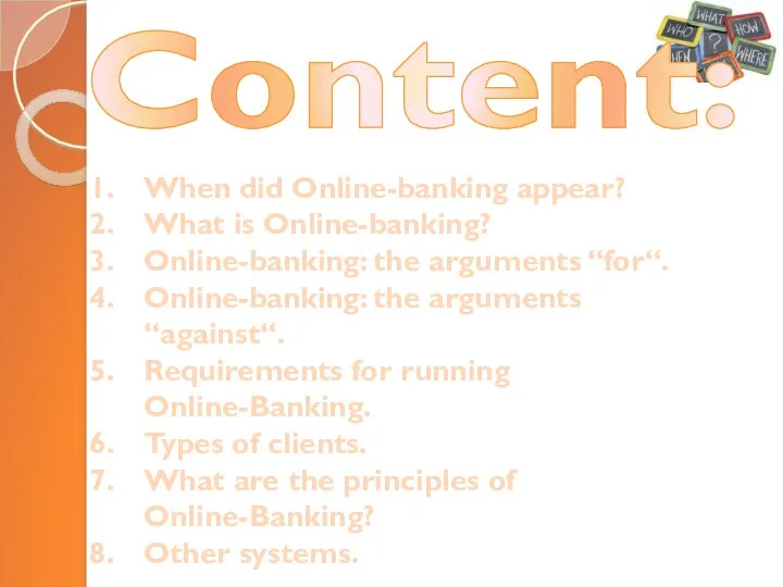 Content: When did Online-banking appear? What is Online-banking? Online-banking: the
