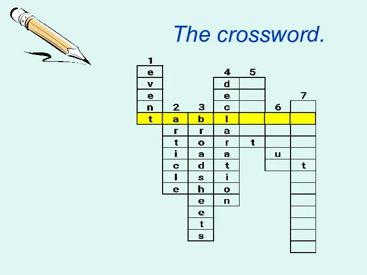 The crossword.