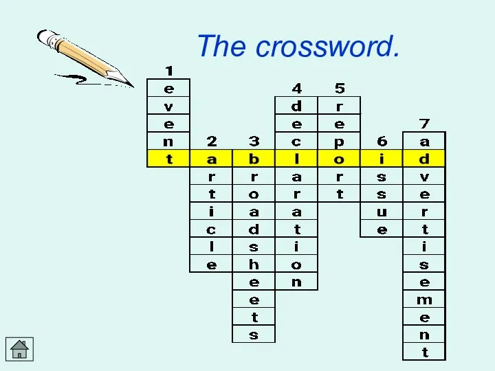 The crossword.