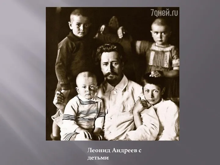 Леонид Андреев с детьми