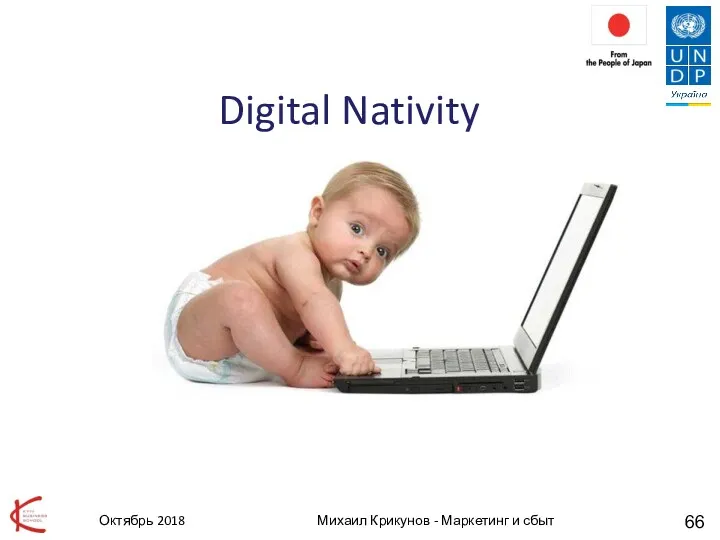 Октябрь 2018 Михаил Крикунов - Маркетинг и сбыт Digital Nativity