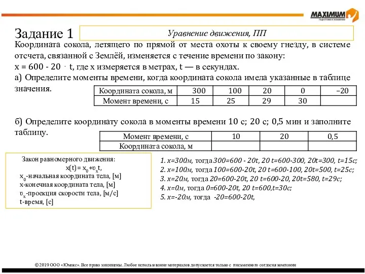 ©2019 ООО «Юмакс». Все права защищены. Любое использование материалов допускается