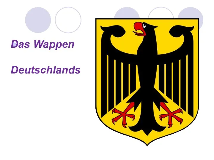 Das Wappen Deutschlands