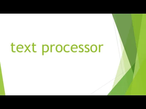 text processor