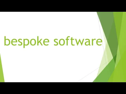 bespoke software