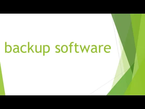 backup software