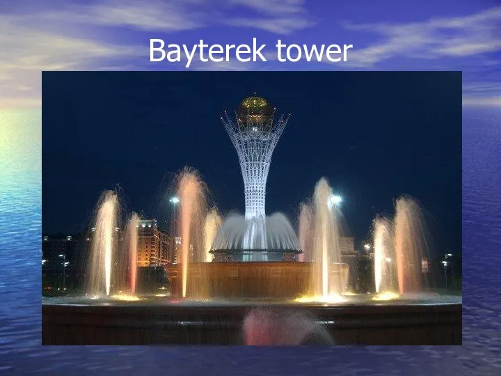 Bayterek tower