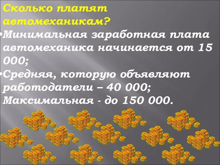 Сколько платят автомеханикам? Минимальная заработная плата автомеханика начинается от 15