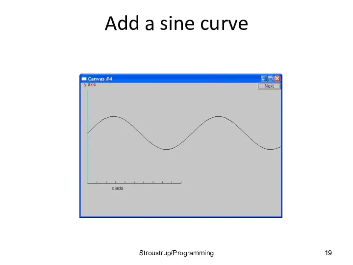 Add a sine curve Stroustrup/Programming