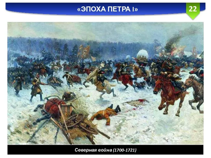 «ЭПОХА ПЕТРА I» Северная война (1700-1721)