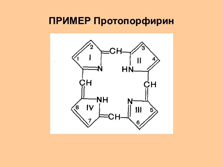 ПРИМЕР Протопорфирин