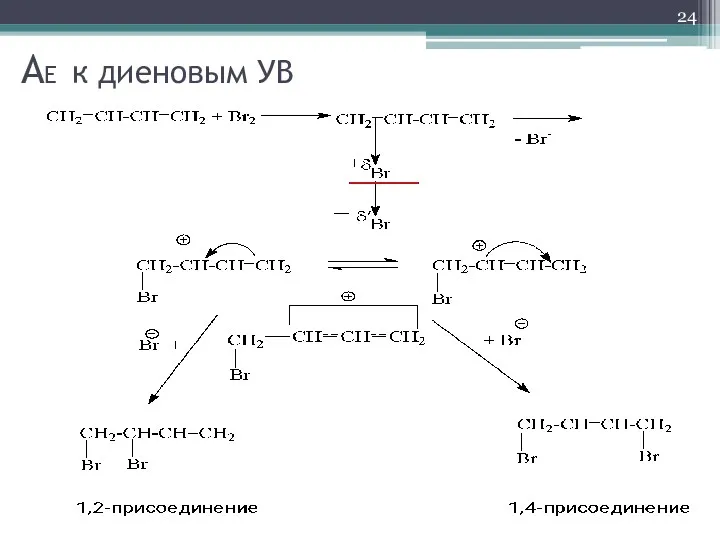 AE к диеновым УВ