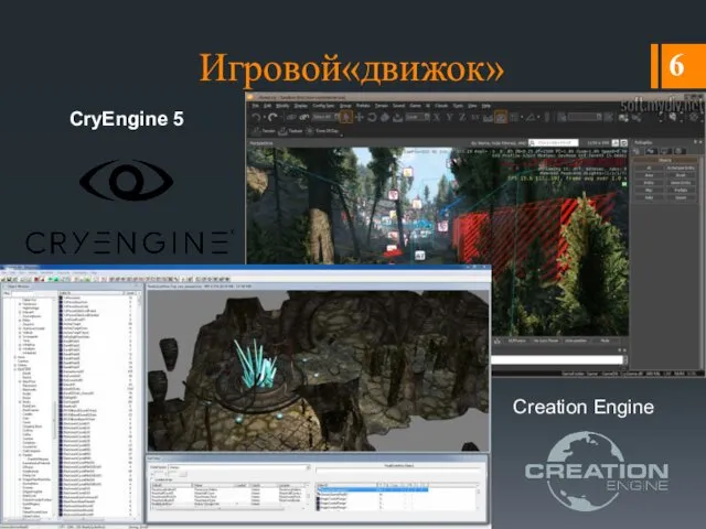 Игровой«движок» Creation Engine CryEngine 5 6