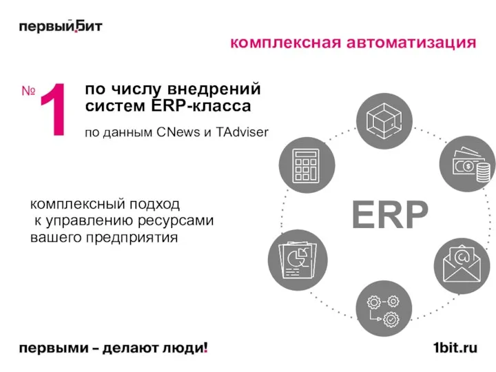 комплексная автоматизация комплексный подход к управлению ресурсами вашего предприятия по