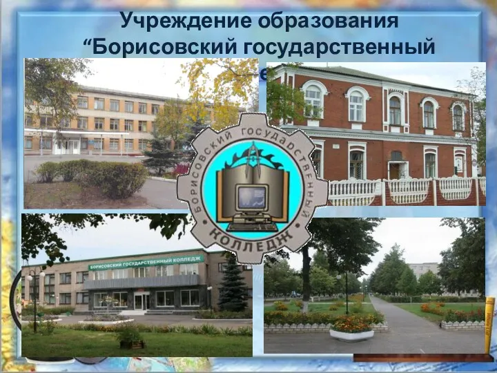 Учреждение образования “Борисовский государственный колледж”