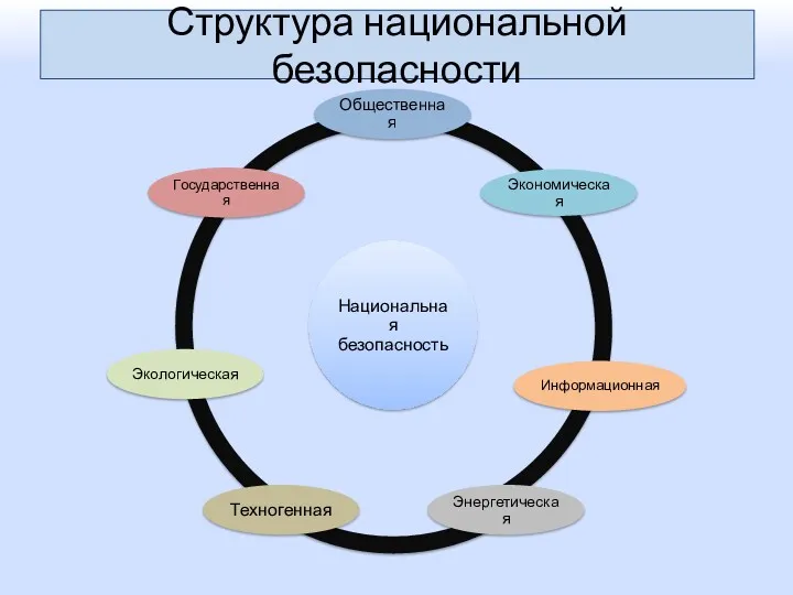 Структура национальной безопасности