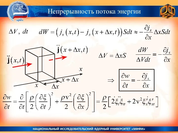 Непрерывность потока энергии