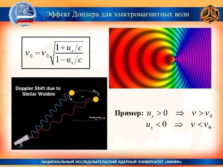 Эффект Доплера для электромагнитных волн