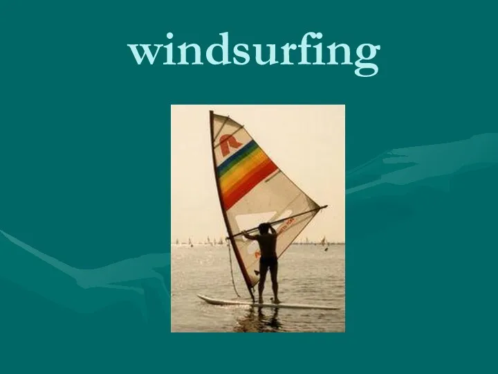 windsurfing